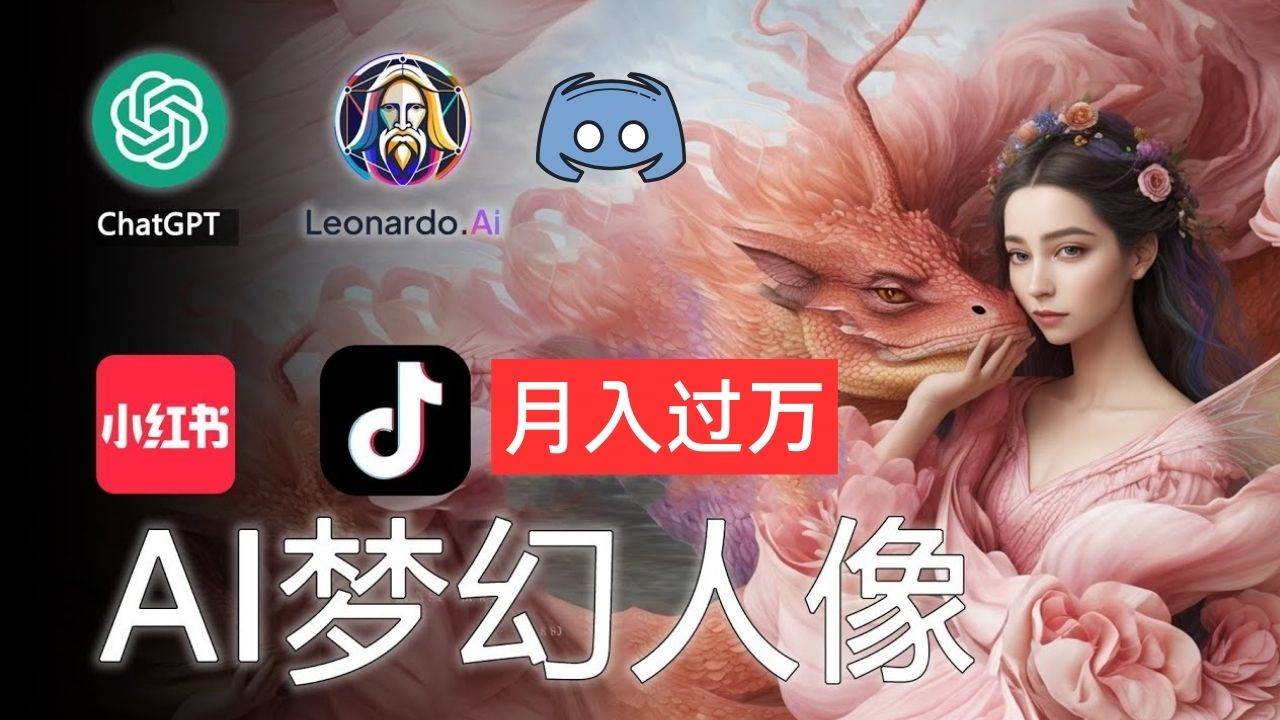 AI摄影梦幻人像：零基础也能月入过万的秘密-舒阳传媒网