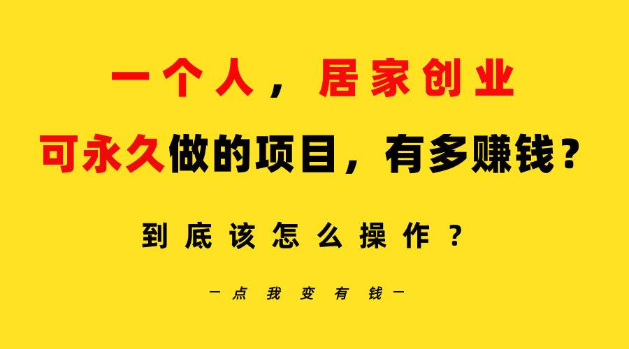 一个人，居家创业：B站每天10分钟，单账号日引创业粉100+，月稳定变现5W…-舒阳传媒网