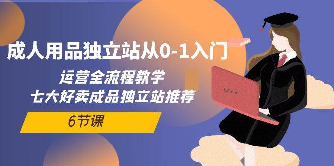 成人用品独立站从0-1入门，运营全流程教学，七大好卖成品独立站推荐-6节课-舒阳传媒网