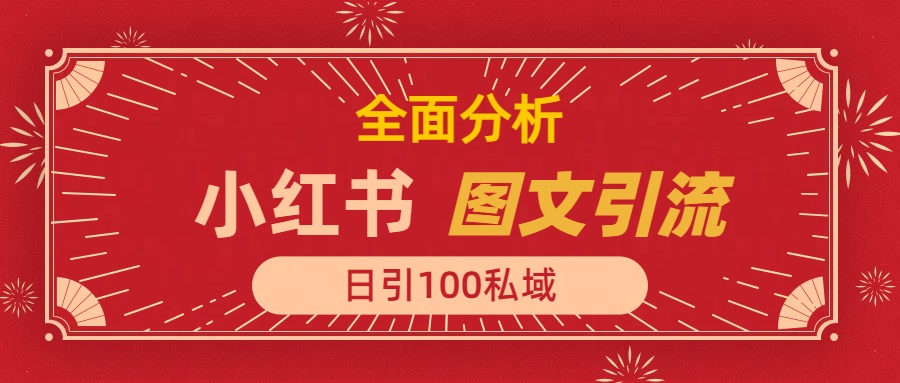 小红书图文引流，全面解析，日引100私域流量是怎样做到的-舒阳传媒网